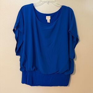 Chico's Vibrant Blue Blouse